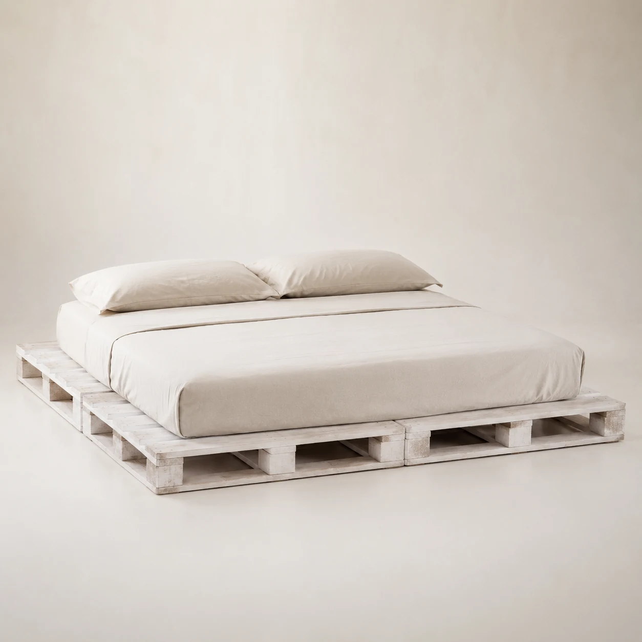 Bozza illustrativa di Letto Pedana Matrimoniale in pallet epal nuovo