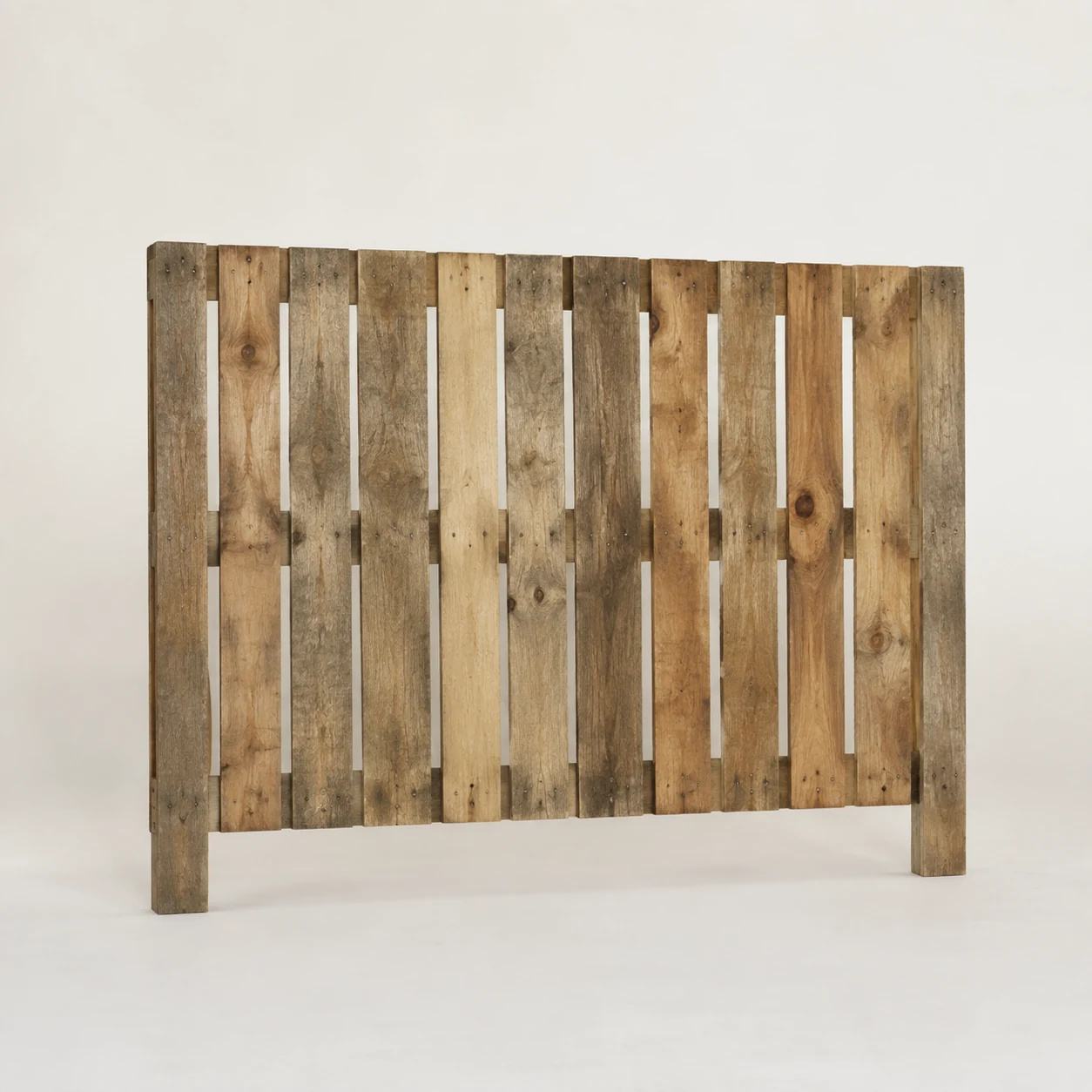 Bozza illustrativa di Testata Doghe 160 in legno da pallet selezionato