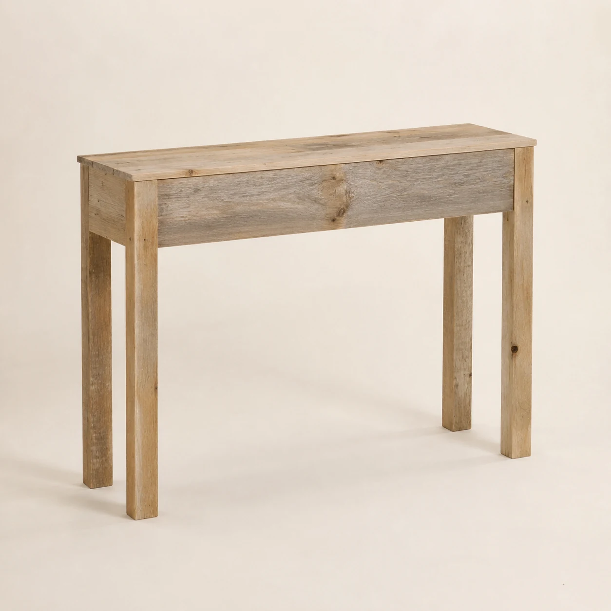 Bozza illustrativa di Consolle Ingresso 100 in legno da pallet